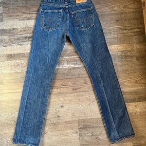 Levi's Men's 501 Jeans tagged 29x34, run small- see pics/measurements